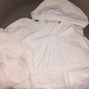 White lululemon jacket - Size 4